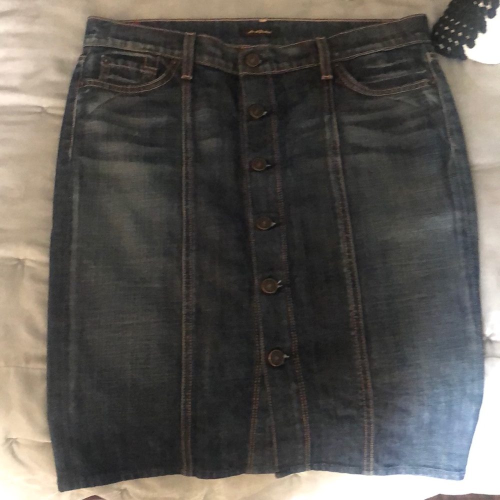 Seven for all mankind denim skirt